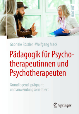 Cover zum Buch Pädagogik für Psychotherapeuten und Psyhotherapeutinnen