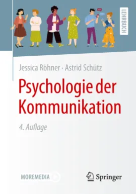 Cover Psychologie der Kommuikation 4. Auflage
